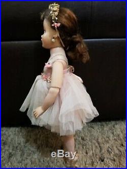 Madame Alexander Vtg. ELISE Ballerina Sleepy Eyes Jointed Hard Plastic Doll 15