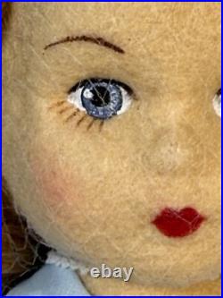 Madame Alexander Wendy Ann Felt Doll 13 Tall Doll with Box, Limited Edition, COA