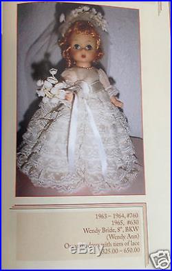 Madame Alexander Wendy Bride 8 Doll1964