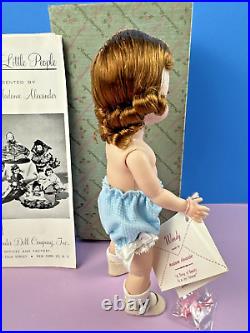 Madame Alexander Wendy-Kins auburn hair Doll BKW orig Box, Tag, Brush/comb #400