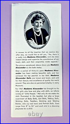 Madame Alexander Wendy-Kins auburn hair Doll BKW orig Box, Tag, Brush/comb #400