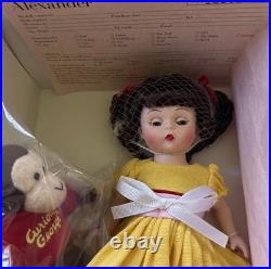 Madame Alexander Wendy Loves Curious George 8-inch Doll & Plush 2003 MIB, RARE