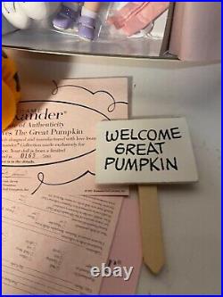 Madame Alexander Wendy Loves The Great Pumpkin 47440 8 COA with Box, Tags