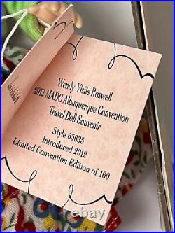 Madame Alexander Wendy Visits Roswell 65635 8 Doll With Box, Accessories, COA