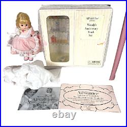 Madame Alexander Wendy's Anniversary Closet 36130 8 Doll & Trunk Set COA