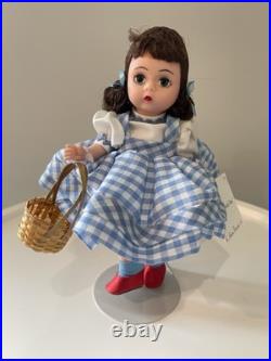 Madame Alexander Wizard Of Oz 8 Tags On Stands Dorothy, Tin Man, Munchkin, Lion