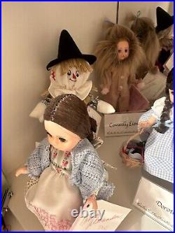 Madame Alexander Wizard of Oz doll set (sold Individually As Well) With Stands