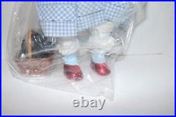 Madame Alexander all Felt Doll Dorothy & Toto Wizard of OZ 2000 Retired New