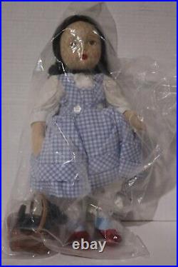 Madame Alexander all Felt Doll Dorothy & Toto Wizard of OZ 2000 Retired New