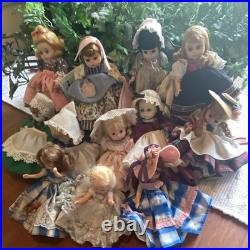Madame Alexander doll collection nine or Madame Alexander and two are unknown