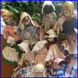 Madame Alexander doll collection nine or Madame Alexander and two are unknown