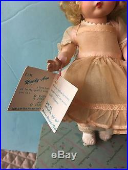 Madame Alexander-kin Wendy-Ann Strung 1953 Orig. Box Tag And Outfit
