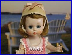 Madame Alexander kins 1954 Doll Vintage Beach Romper withPink Bear