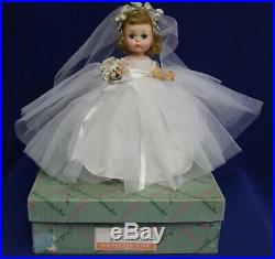 Madame Alexander-kins 1957 BRIDE Doll withBox TERRIFIC