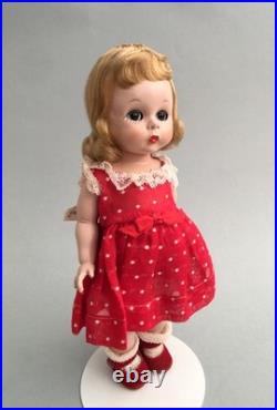 Madame Alexander-kins 7 1/2? Early SLNW Strung (Straight Leg, Non-Walker) 1953