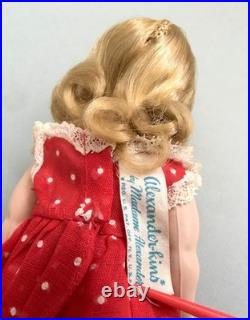 Madame Alexander-kins 7 1/2? Early SLNW Strung (Straight Leg, Non-Walker) 1953