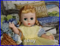Madame Alexander kins Blonde Doll 1959-60 Vintage withFlower Basket