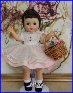 Madame Alexander kins Doll Vintage 1956-57 withFlower Basket SUPER CUTE