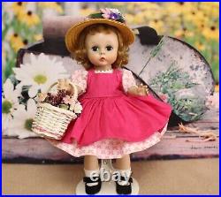 Madame Alexander kins Doll vintage withFlower Basket