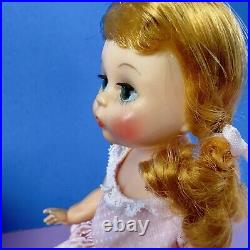 Madame Alexander-kins Doll wearing pink play dress, BKW, green eyes, pink cheeks