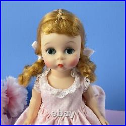Madame Alexander-kins Doll wearing pink play dress, BKW, green eyes, pink cheeks