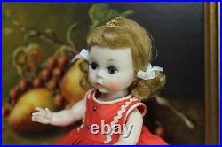 Madame Alexander-kins Vintage BKW 1950's tagged Wendy Doll Outfit withChicken