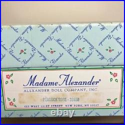 Madame Alexander's LIMITED EDITION 21 Peacock Rose #28450, damaged box