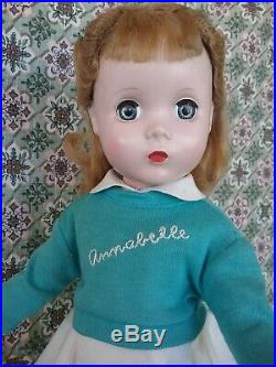 Madame Alexander vintage Maggie face doll Kate Smith's Annabelle 1950s restrung