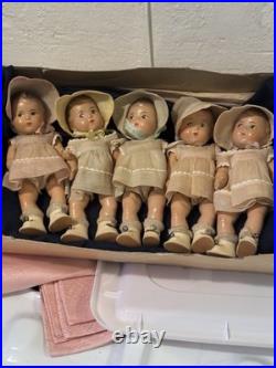 Madame alexander baby dolls vintage QUINTUPLETS