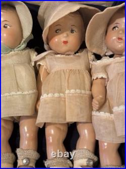 Madame alexander baby dolls vintage QUINTUPLETS