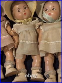Madame alexander baby dolls vintage QUINTUPLETS