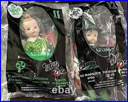 McDonald's Complete set of Madame Alexander Wizard Of Oz Dolls 2008 Sealed