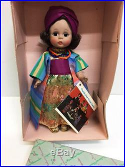 Mint Madame Alexander VINTAGE 8 MOROCCO Moroccan Girl Bent Knee Doll Box & Tag