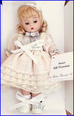 NIB 1999 Vtg Madame Alexander 8 Sweet Silk Victoria-Partial Box/Netting on Face