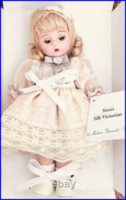 NIB 1999 Vtg Madame Alexander 8 Sweet Silk Victoria-Partial Box/Netting on Face
