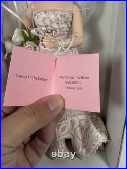 NIB 2015 Madame Alexander Cissette HERE COMES THE BRIDE #69771 Brunette 10 Doll