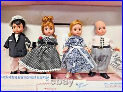 NIB I Love Lucy Set/4 Madam Alexander 8 #15372 Dolls BIN05 DS36