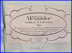 NIB Rare Madame Alexander Marine Mac
