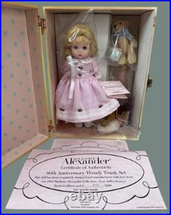 NRFB 2002 Madame Alexander 80th Anniversary Wendy Trunk Set FAO Schwarz #35215