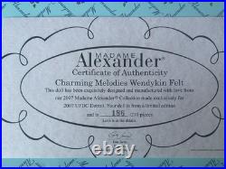 NRFB 2007 UFDC Conv. Madame Alexander Charming Wendykin Felt 9 Tin Box 186/210