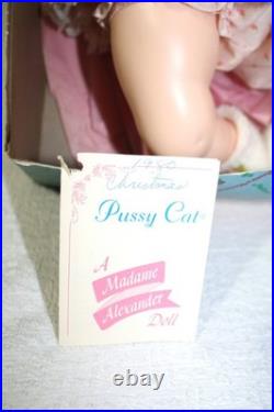 NRFB Vintage 18 Madame Alexander Pussy Cat Baby Doll Blonde Sleepy Eyes #5225