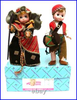 Near Mib Madame Alexander Shepherd & Drummer Boy Dolls Very Good Condition