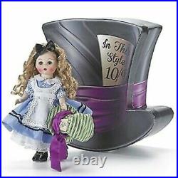New Madame Alexander #69815 8 Alice's Mad Adventures in Hat Shaped Box -Retired