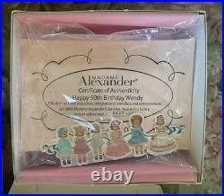 New Madame Alexander Doll HAPPY 50TH BIRTHDAY WENDY 34710 RARE