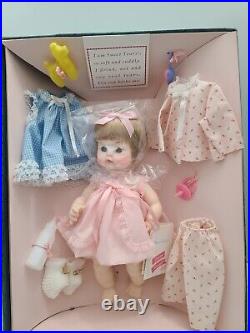 New Vintage Brunette Madame Alexander 1965 Sweet Tears Doll Comple Set