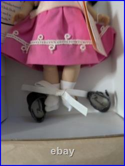 Nib Rare Madame Alexander 2010 Time For School Rose Pink Doll Coa 032/100