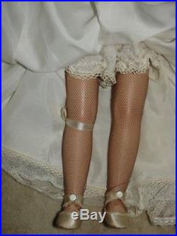 ORJ late 1940's Vintage 14 Madame Alexander Hard Plastic Wendy Ann Bride Doll