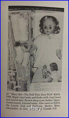 Original 1959 Madame Alexander 16 Marybel The Doll That Gets Well withAccessories