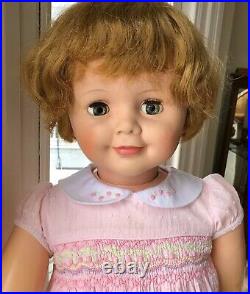 Original 1959, vintage flirty eyes Madame Alexander JOANIE doll, 36 LIFE size