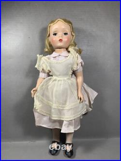 Original Madame Alexander 17 inch Alice In Wonderland Doll Outfit Maggie Face